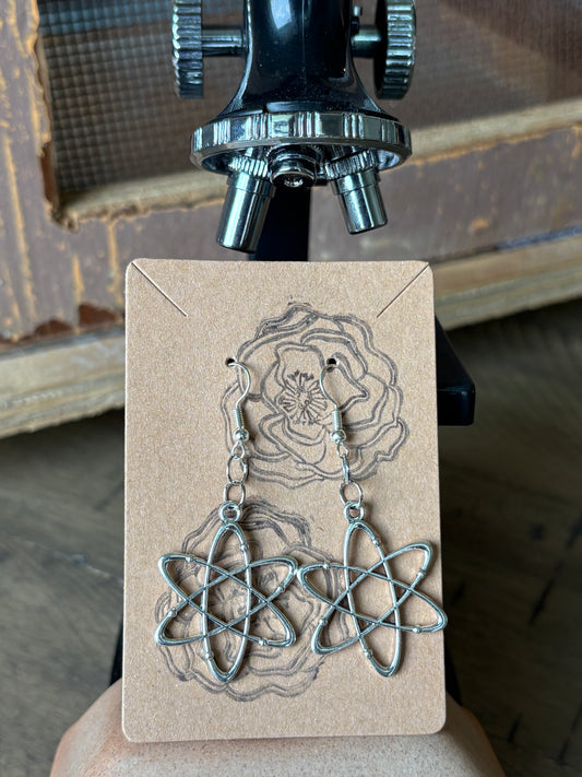 Beaded Science Atom Earrings